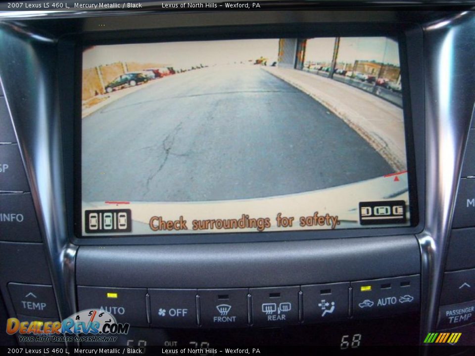 2007 Lexus LS 460 L Mercury Metallic / Black Photo #18