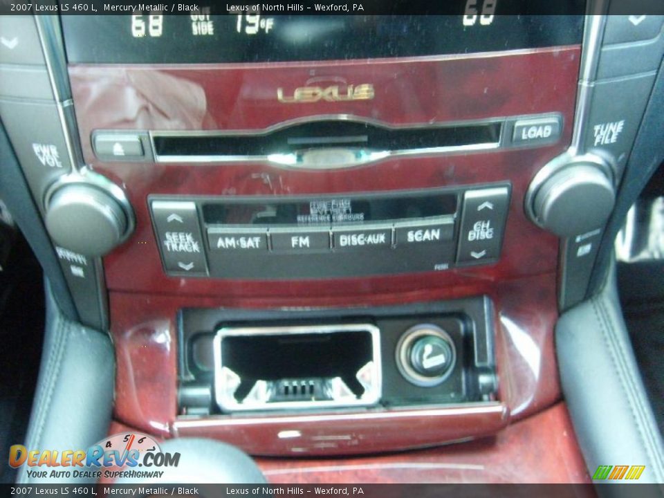 2007 Lexus LS 460 L Mercury Metallic / Black Photo #19
