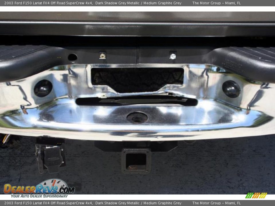 2003 Ford F150 Lariat FX4 Off Road SuperCrew 4x4 Dark Shadow Grey Metallic / Medium Graphite Grey Photo #21