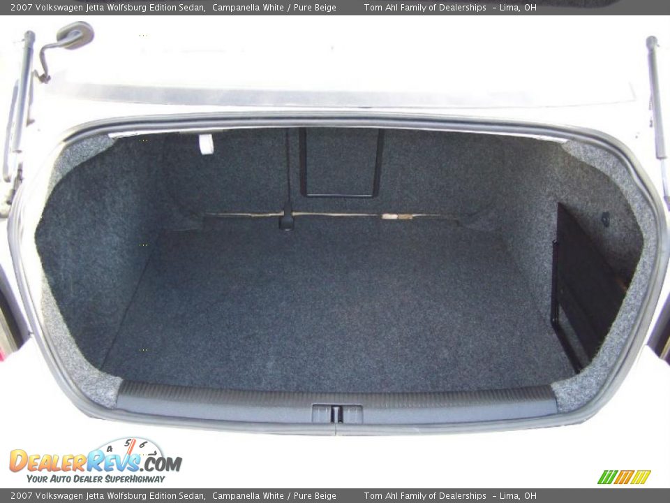 2007 Volkswagen Jetta Wolfsburg Edition Sedan Campanella White / Pure Beige Photo #14