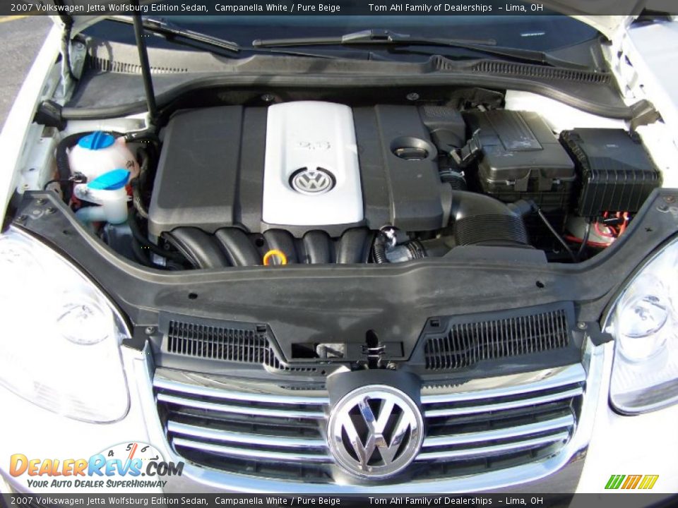 2007 Volkswagen Jetta Wolfsburg Edition Sedan Campanella White / Pure Beige Photo #19