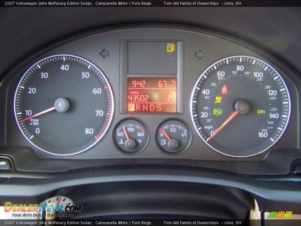 2007 Volkswagen Jetta Wolfsburg Edition Sedan Campanella White / Pure Beige Photo #20