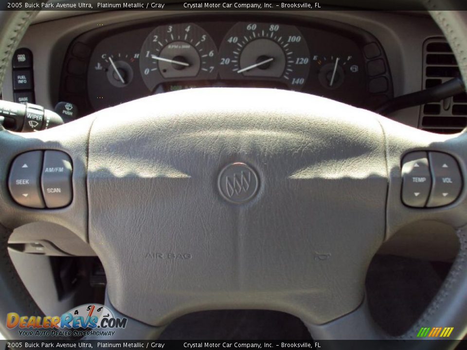 2005 Buick Park Avenue Ultra Platinum Metallic / Gray Photo #22