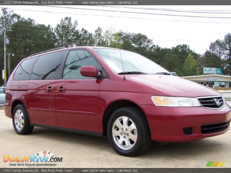 2002 Honda Odyssey EX Red Rock Pearl / Ivory Photo #1