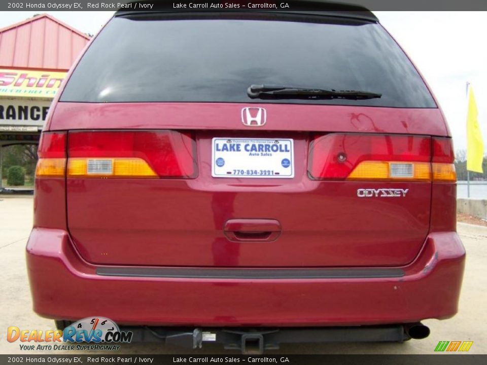 2002 Honda Odyssey EX Red Rock Pearl / Ivory Photo #16