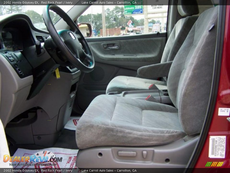 2002 Honda Odyssey EX Red Rock Pearl / Ivory Photo #25