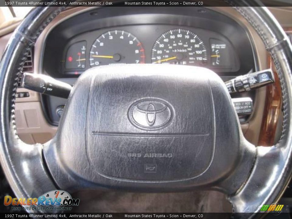 1997 Toyota 4Runner Limited 4x4 Anthracite Metallic / Oak Photo #15