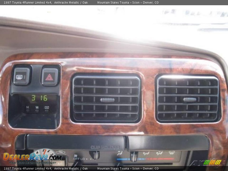 1997 Toyota 4Runner Limited 4x4 Anthracite Metallic / Oak Photo #16