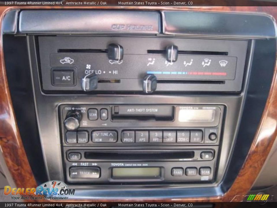 1997 Toyota 4Runner Limited 4x4 Anthracite Metallic / Oak Photo #17