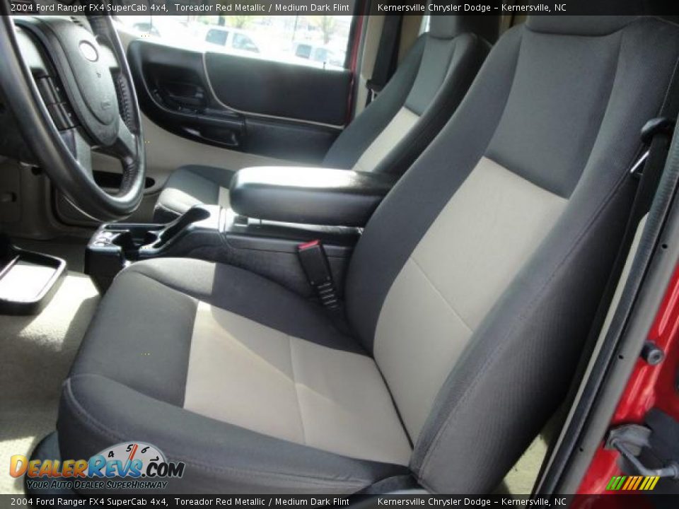2004 Ford Ranger FX4 SuperCab 4x4 Toreador Red Metallic / Medium Dark Flint Photo #9
