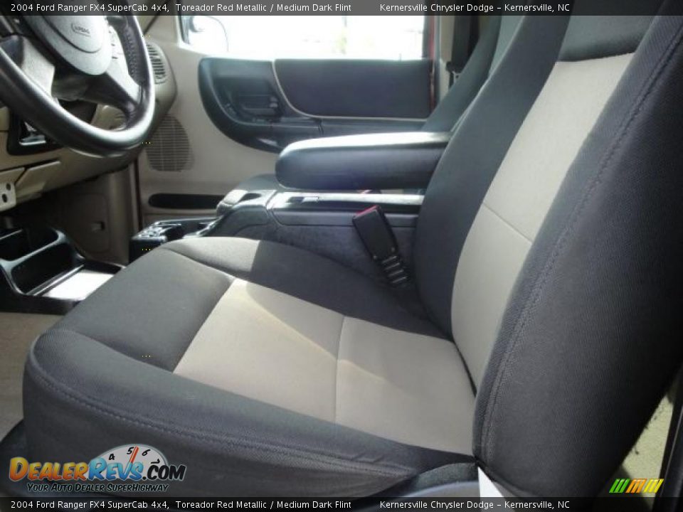 2004 Ford Ranger FX4 SuperCab 4x4 Toreador Red Metallic / Medium Dark Flint Photo #10