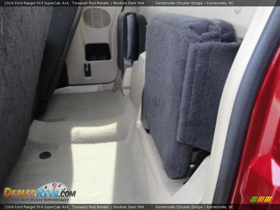 2004 Ford Ranger FX4 SuperCab 4x4 Toreador Red Metallic / Medium Dark Flint Photo #12