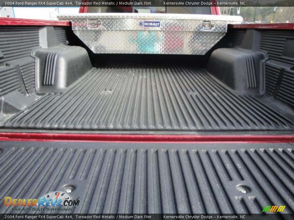 2004 Ford Ranger FX4 SuperCab 4x4 Toreador Red Metallic / Medium Dark Flint Photo #14