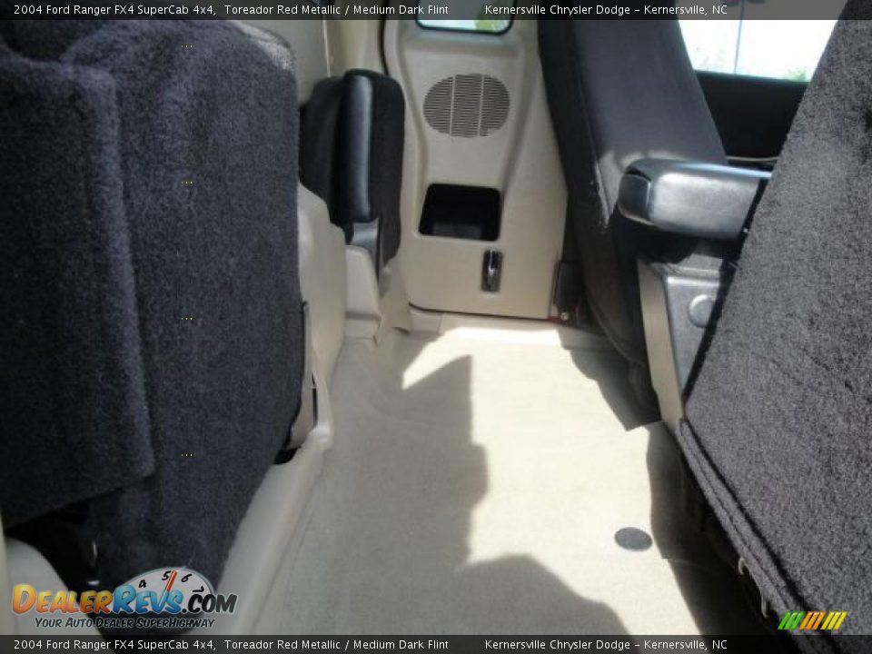 2004 Ford Ranger FX4 SuperCab 4x4 Toreador Red Metallic / Medium Dark Flint Photo #16