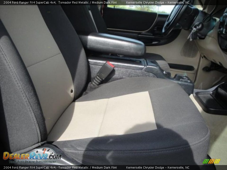 2004 Ford Ranger FX4 SuperCab 4x4 Toreador Red Metallic / Medium Dark Flint Photo #18