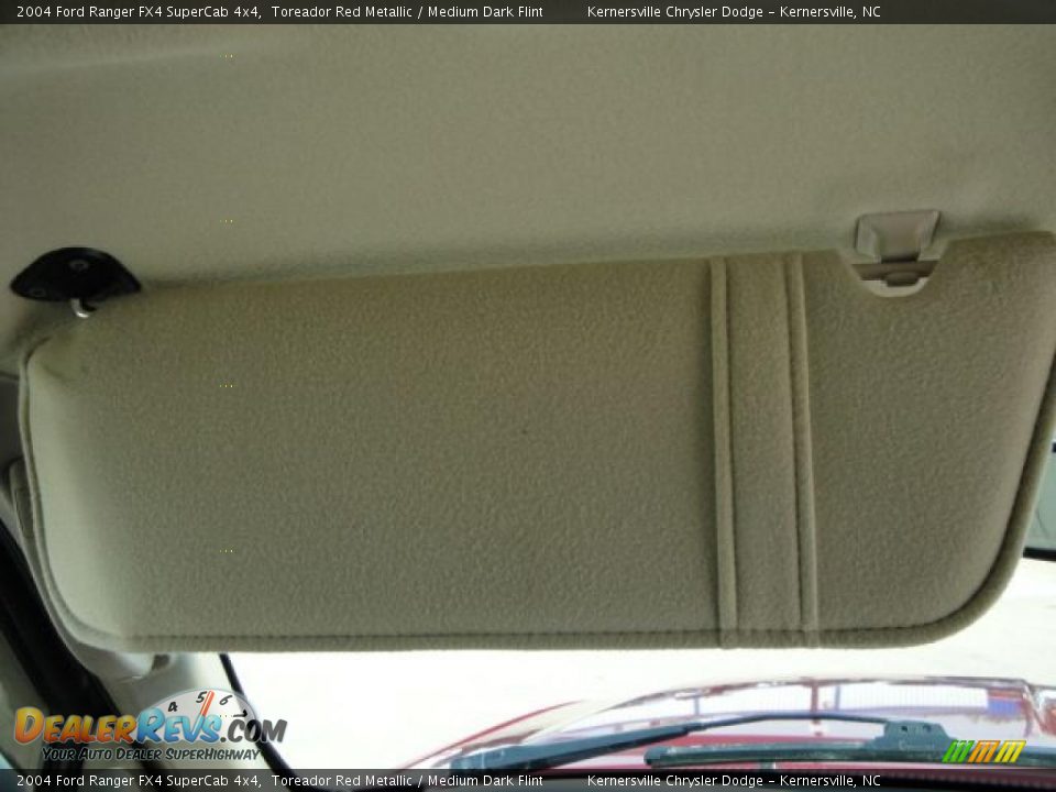 2004 Ford Ranger FX4 SuperCab 4x4 Toreador Red Metallic / Medium Dark Flint Photo #20
