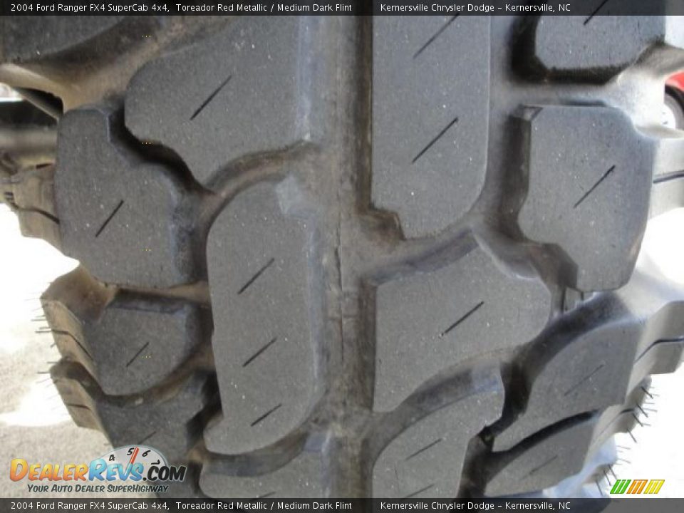 2004 Ford Ranger FX4 SuperCab 4x4 Toreador Red Metallic / Medium Dark Flint Photo #27