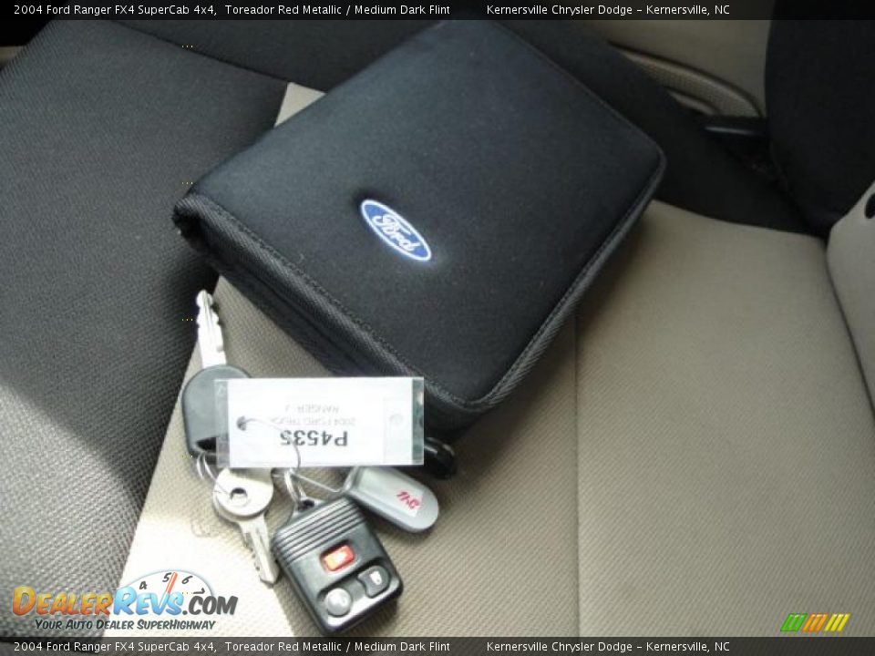 2004 Ford Ranger FX4 SuperCab 4x4 Toreador Red Metallic / Medium Dark Flint Photo #28