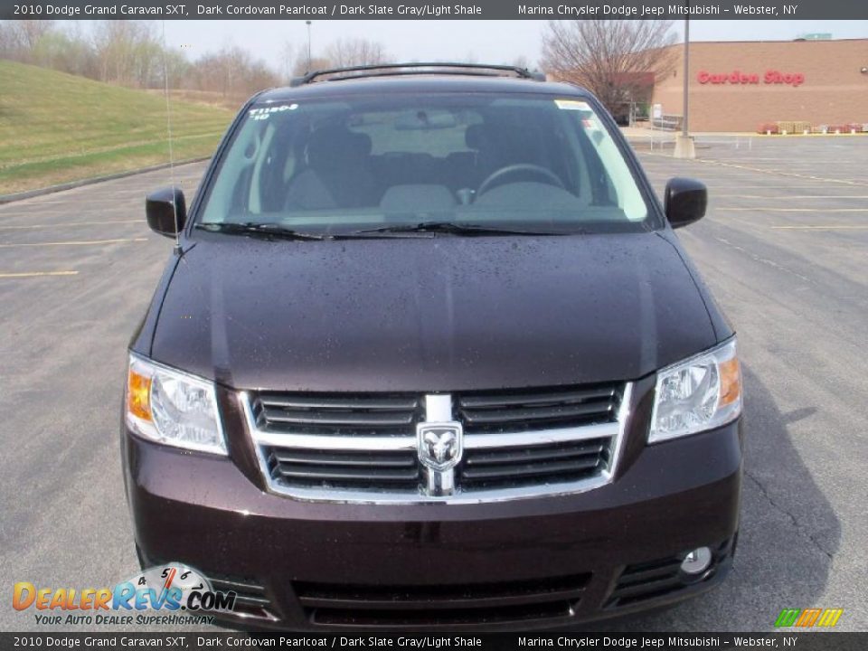 2010 Dodge Grand Caravan SXT Dark Cordovan Pearlcoat / Dark Slate Gray/Light Shale Photo #11