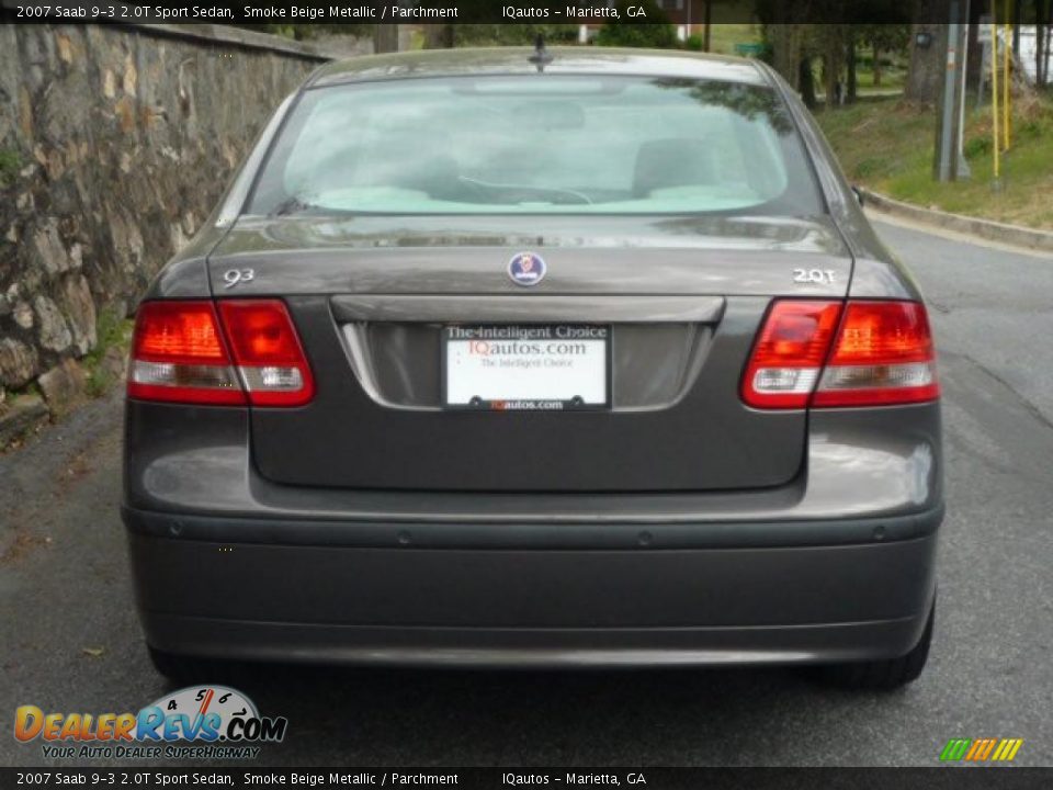 2007 Saab 9-3 2.0T Sport Sedan Smoke Beige Metallic / Parchment Photo #1