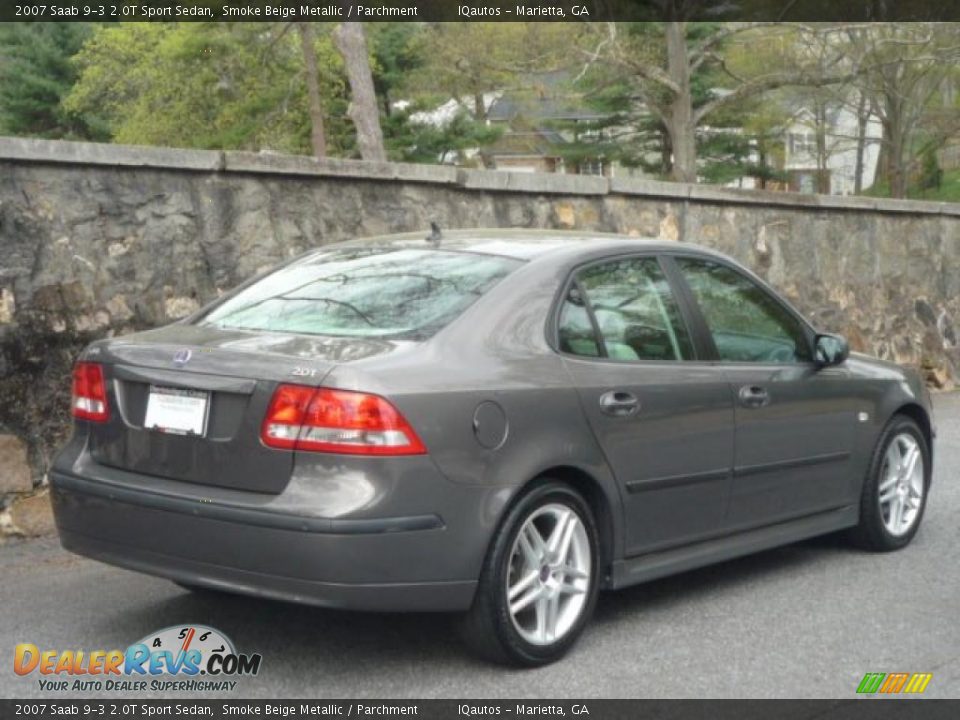 2007 Saab 9-3 2.0T Sport Sedan Smoke Beige Metallic / Parchment Photo #2