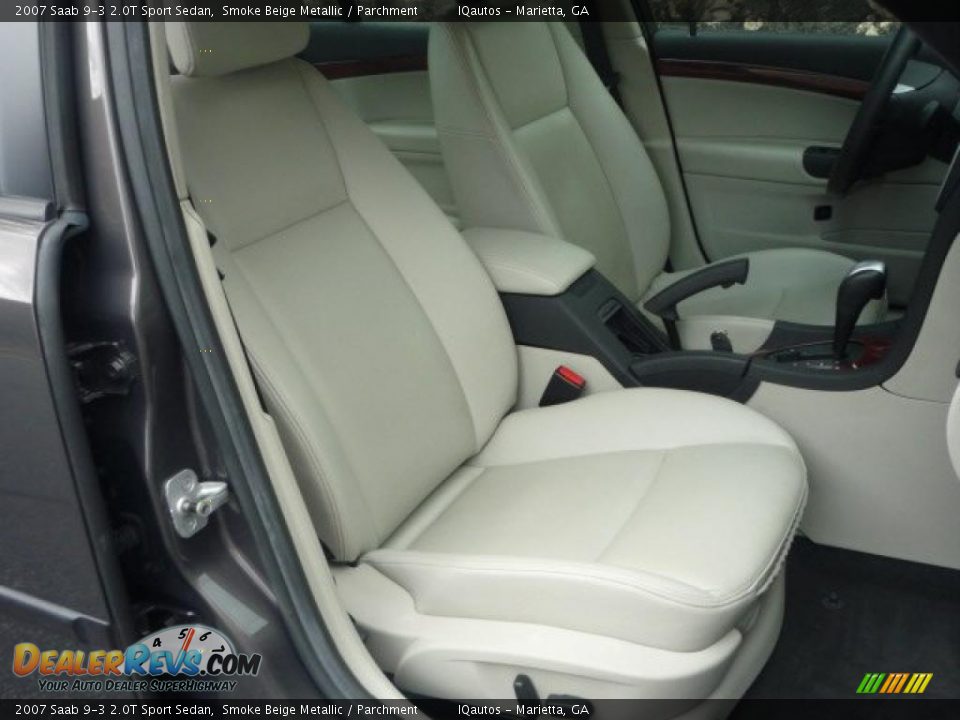 2007 Saab 9-3 2.0T Sport Sedan Smoke Beige Metallic / Parchment Photo #7