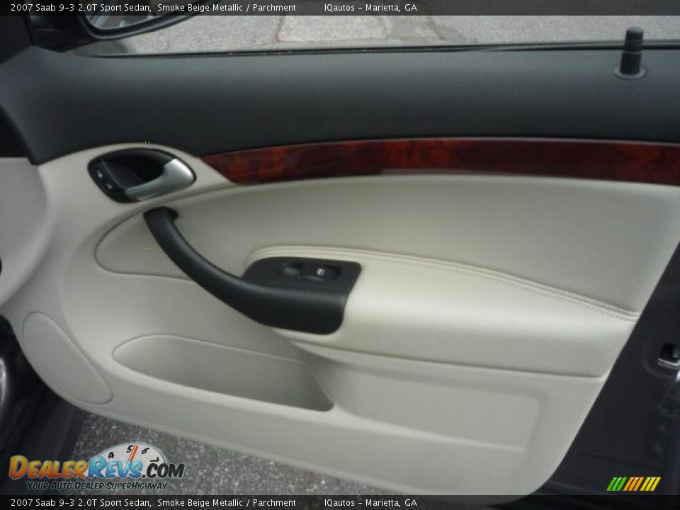 2007 Saab 9-3 2.0T Sport Sedan Smoke Beige Metallic / Parchment Photo #8