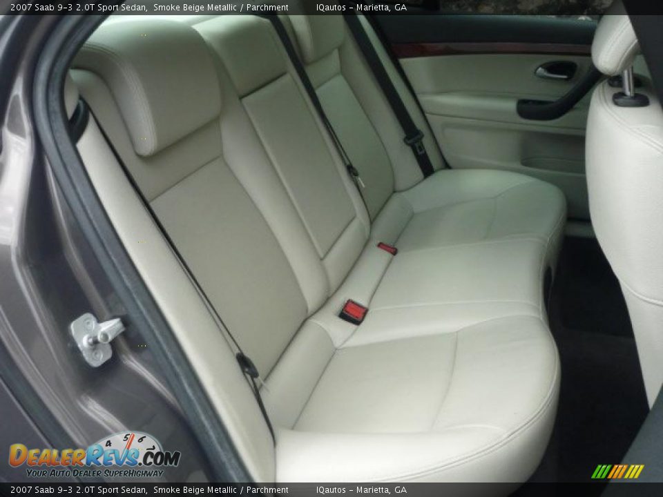 2007 Saab 9-3 2.0T Sport Sedan Smoke Beige Metallic / Parchment Photo #9