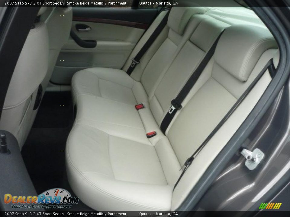 2007 Saab 9-3 2.0T Sport Sedan Smoke Beige Metallic / Parchment Photo #19