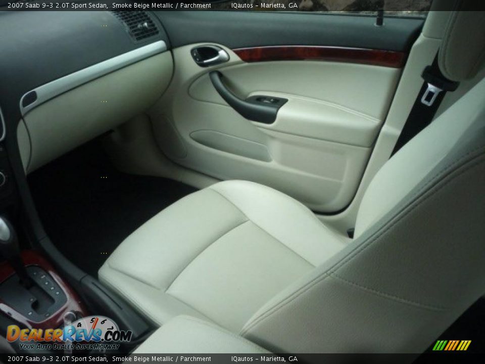 2007 Saab 9-3 2.0T Sport Sedan Smoke Beige Metallic / Parchment Photo #20