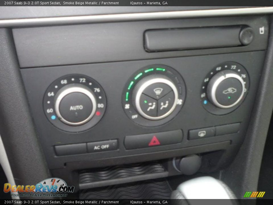 2007 Saab 9-3 2.0T Sport Sedan Smoke Beige Metallic / Parchment Photo #25