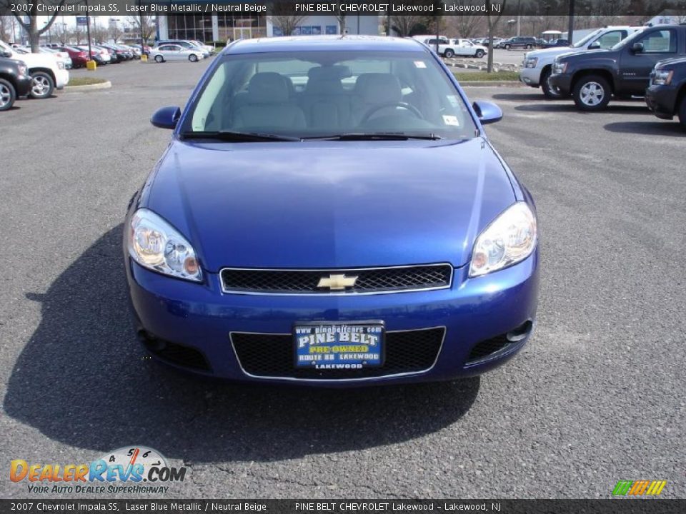 2007 Chevrolet Impala SS Laser Blue Metallic / Neutral Beige Photo #2