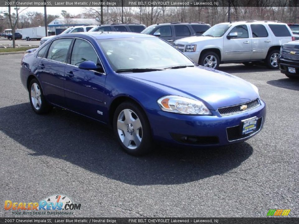 2007 Chevrolet Impala SS Laser Blue Metallic / Neutral Beige Photo #3
