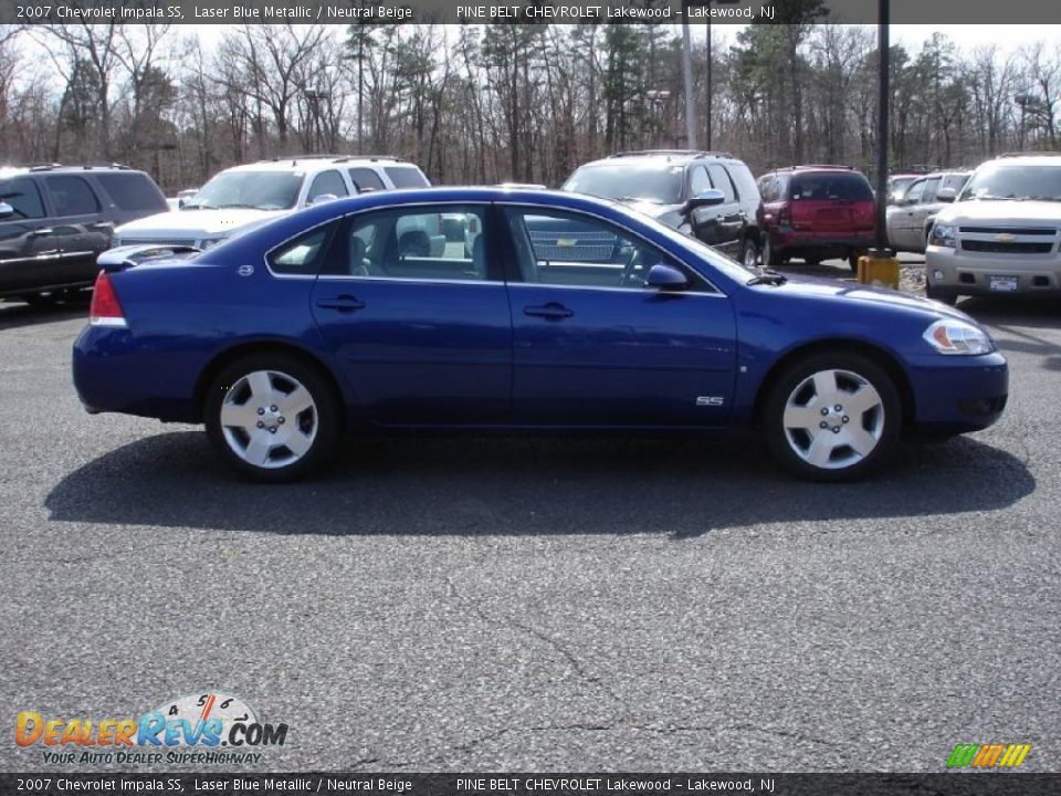 2007 Chevrolet Impala SS Laser Blue Metallic / Neutral Beige Photo #7