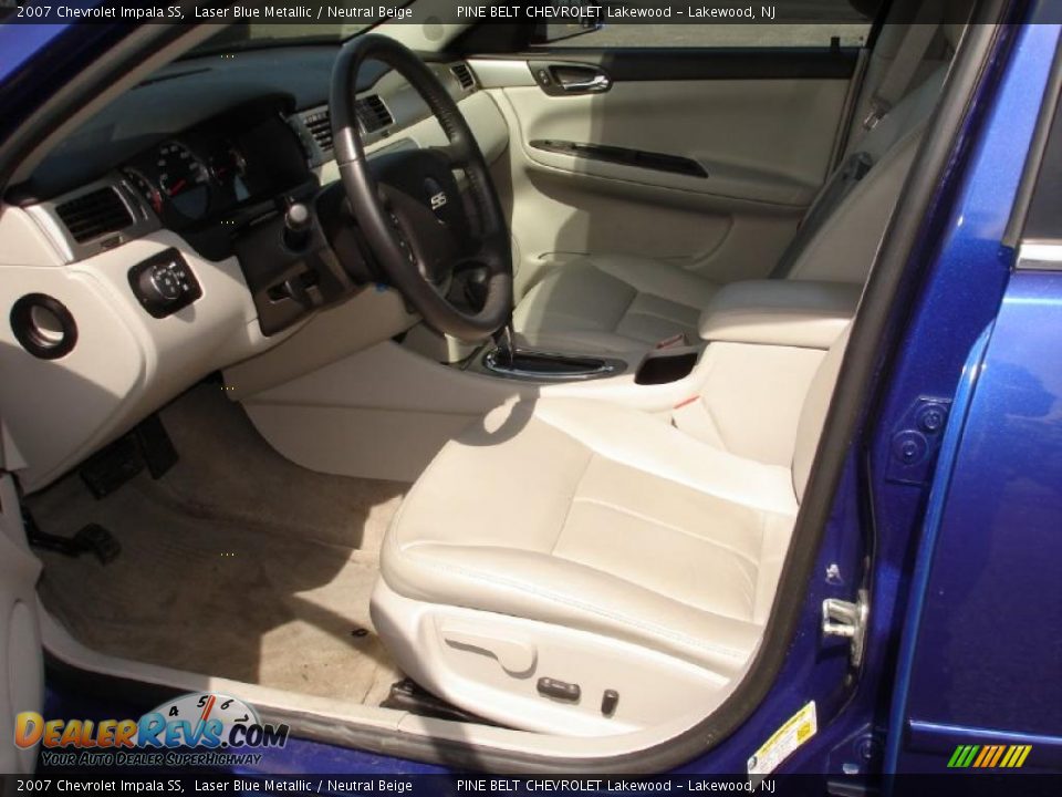 2007 Chevrolet Impala SS Laser Blue Metallic / Neutral Beige Photo #10