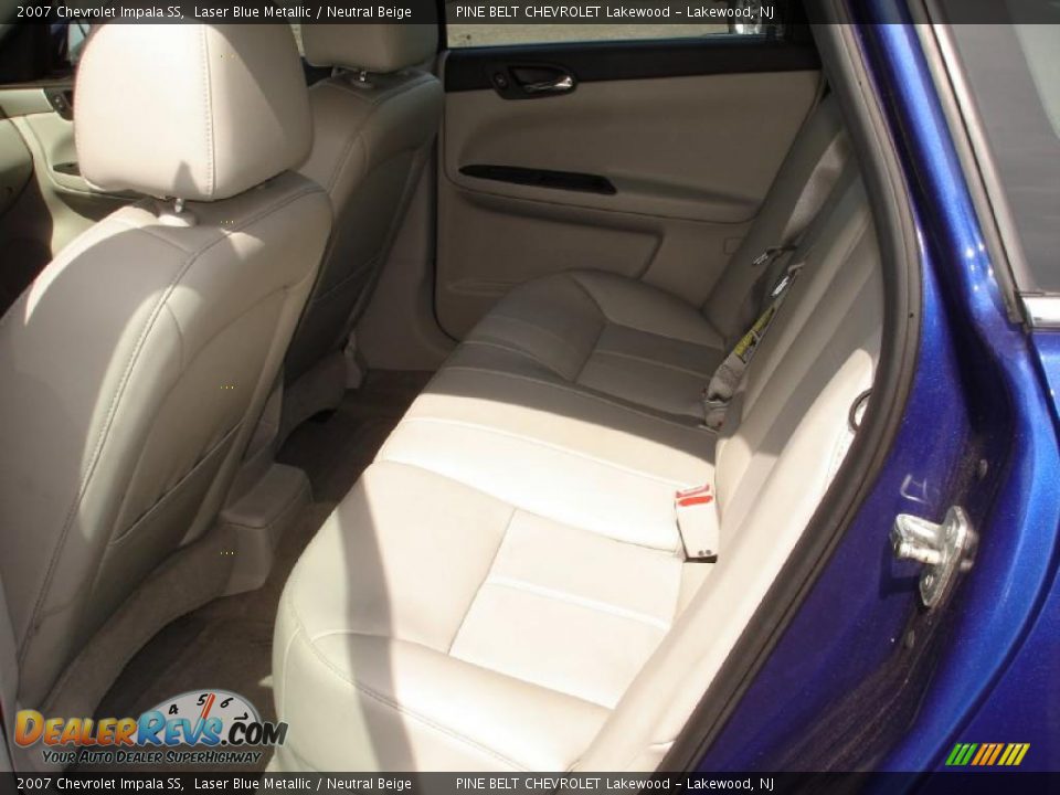 2007 Chevrolet Impala SS Laser Blue Metallic / Neutral Beige Photo #11