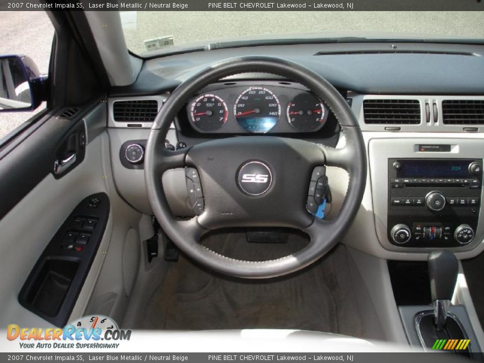 2007 Chevrolet Impala SS Laser Blue Metallic / Neutral Beige Photo #13