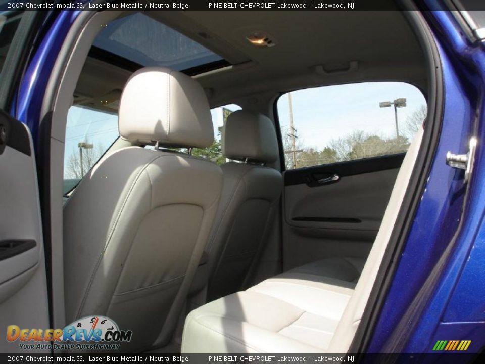 2007 Chevrolet Impala SS Laser Blue Metallic / Neutral Beige Photo #14