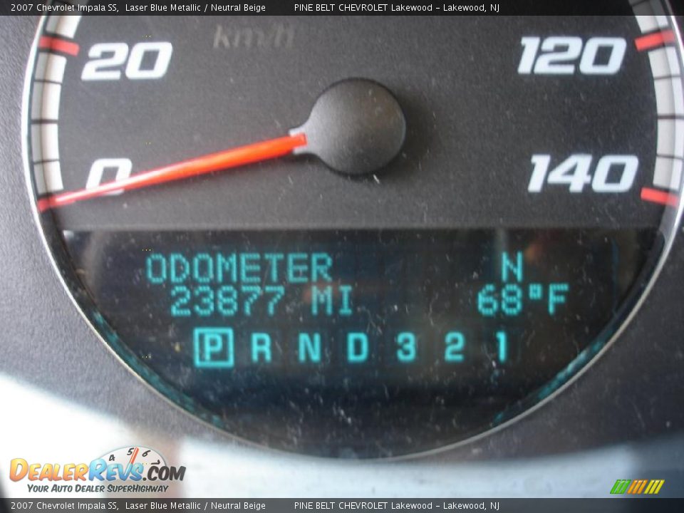 2007 Chevrolet Impala SS Laser Blue Metallic / Neutral Beige Photo #15