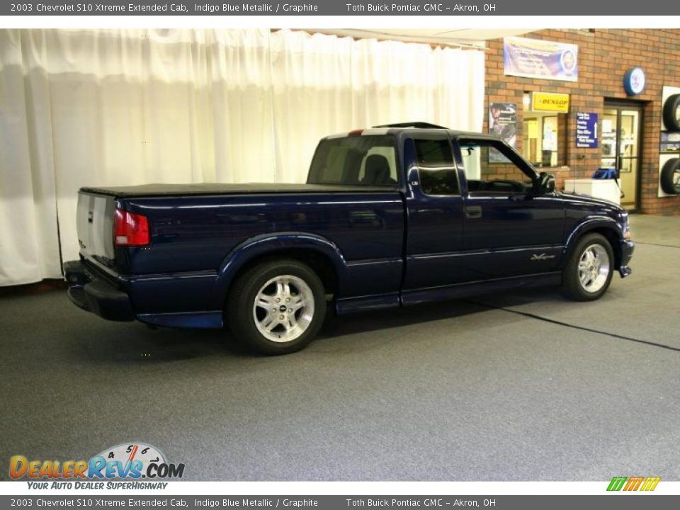 2003 Chevrolet S10 Xtreme Extended Cab Indigo Blue Metallic / Graphite Photo #3