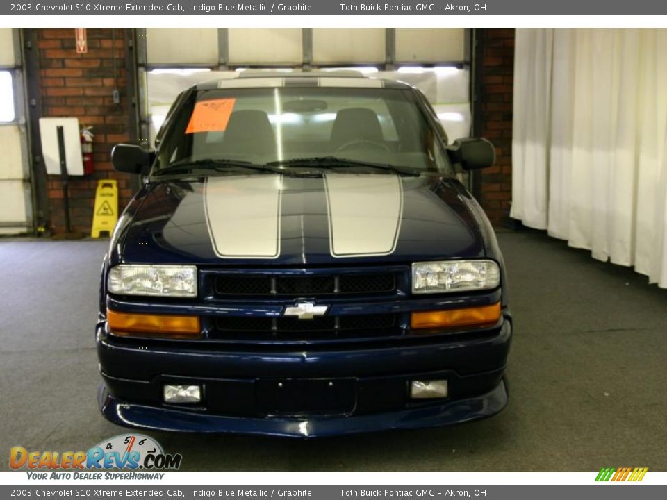 2003 Chevrolet S10 Xtreme Extended Cab Indigo Blue Metallic / Graphite Photo #4