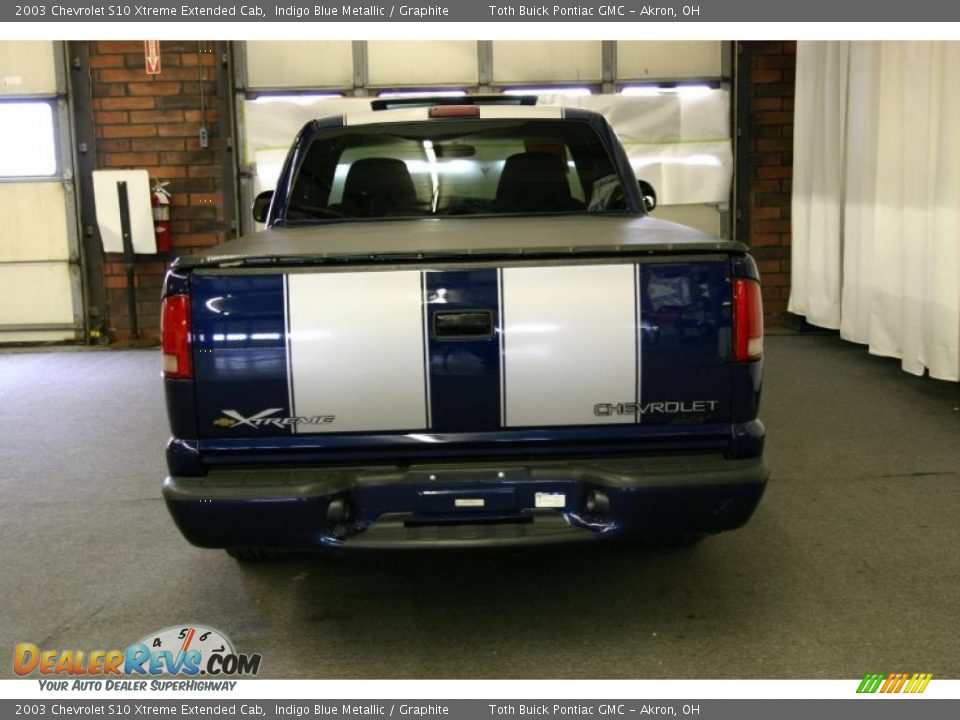 2003 Chevrolet S10 Xtreme Extended Cab Indigo Blue Metallic / Graphite Photo #5