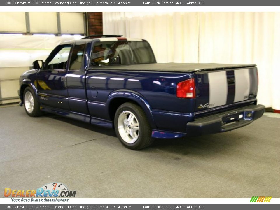 2003 Chevrolet S10 Xtreme Extended Cab Indigo Blue Metallic / Graphite Photo #6