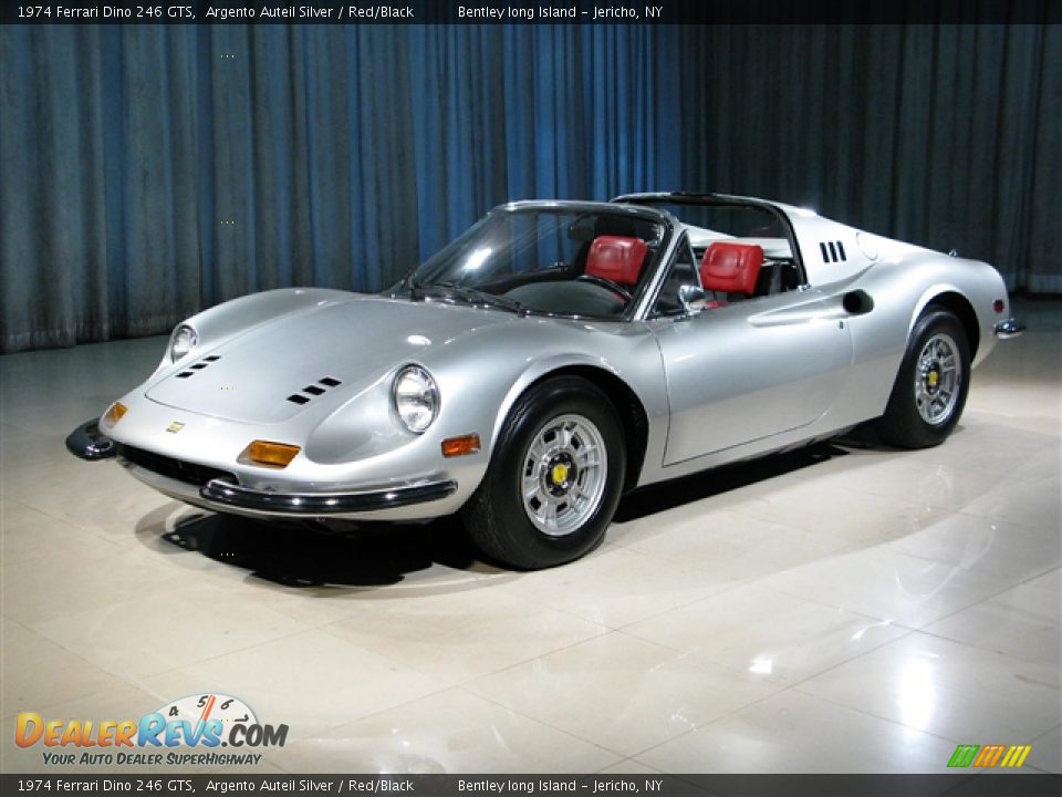 Front 3/4 View of 1974 Ferrari Dino 246 GTS Photo #1
