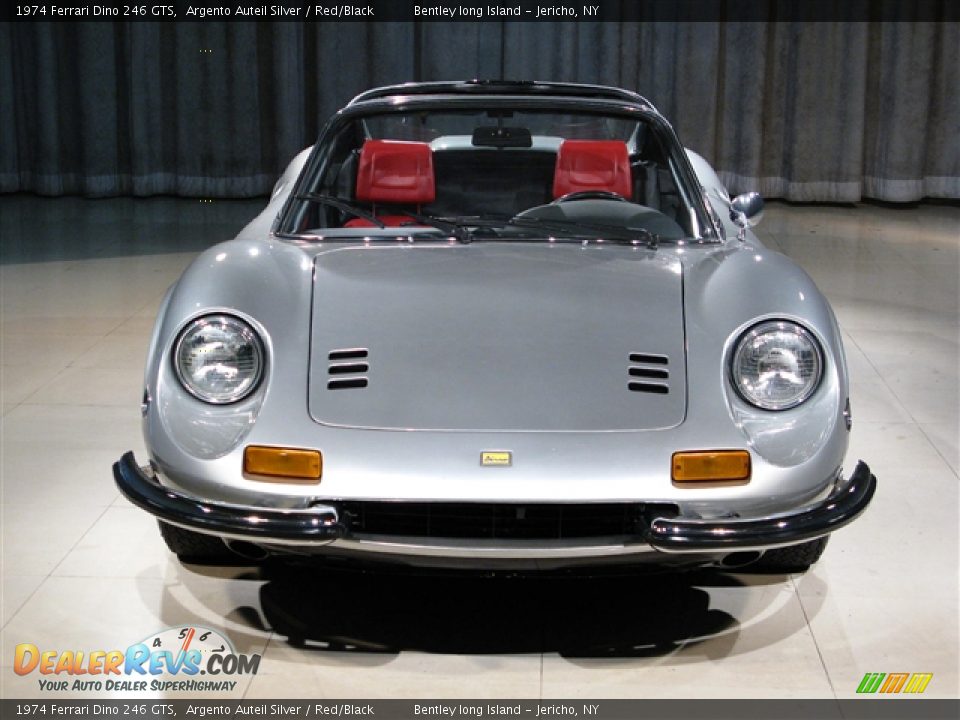 1974 Ferrari Dino 246 GTS Argento Auteil Silver / Red/Black Photo #4