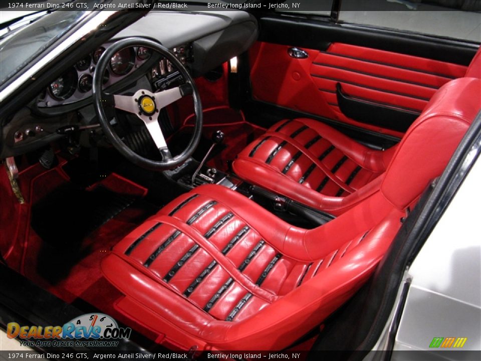 Red/Black Interior - 1974 Ferrari Dino 246 GTS Photo #6