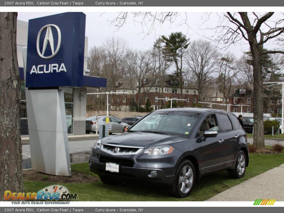 2007 Acura RDX Carbon Gray Pearl / Taupe Photo #1