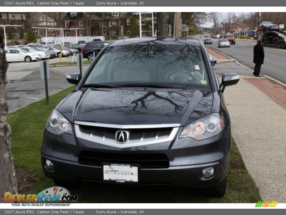 2007 Acura RDX Carbon Gray Pearl / Taupe Photo #3