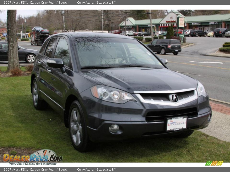 2007 Acura RDX Carbon Gray Pearl / Taupe Photo #4