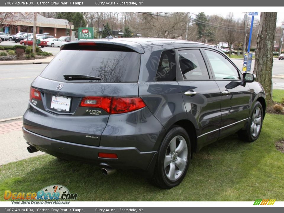 2007 Acura RDX Carbon Gray Pearl / Taupe Photo #5